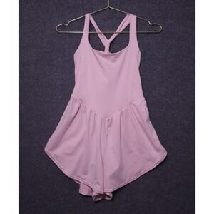 Free People Light Pink Romper Jumpsuit